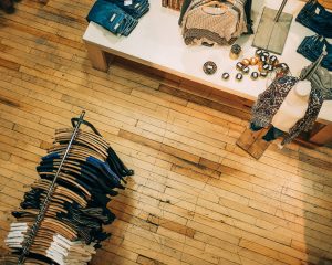clothes shop using pos software