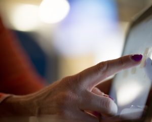 A touchscreen till POS machine