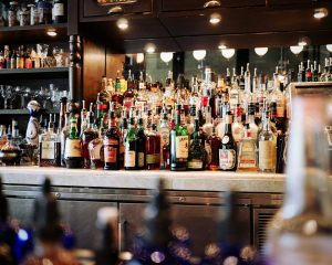 A bar that utilises point of sale software.