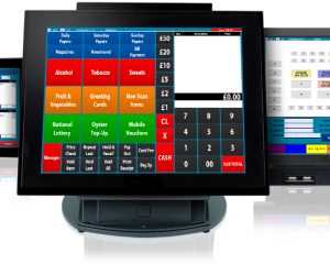 CES Touch being used on tills